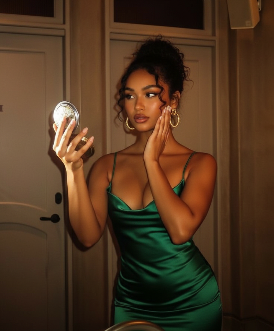 Mirror check pose idea