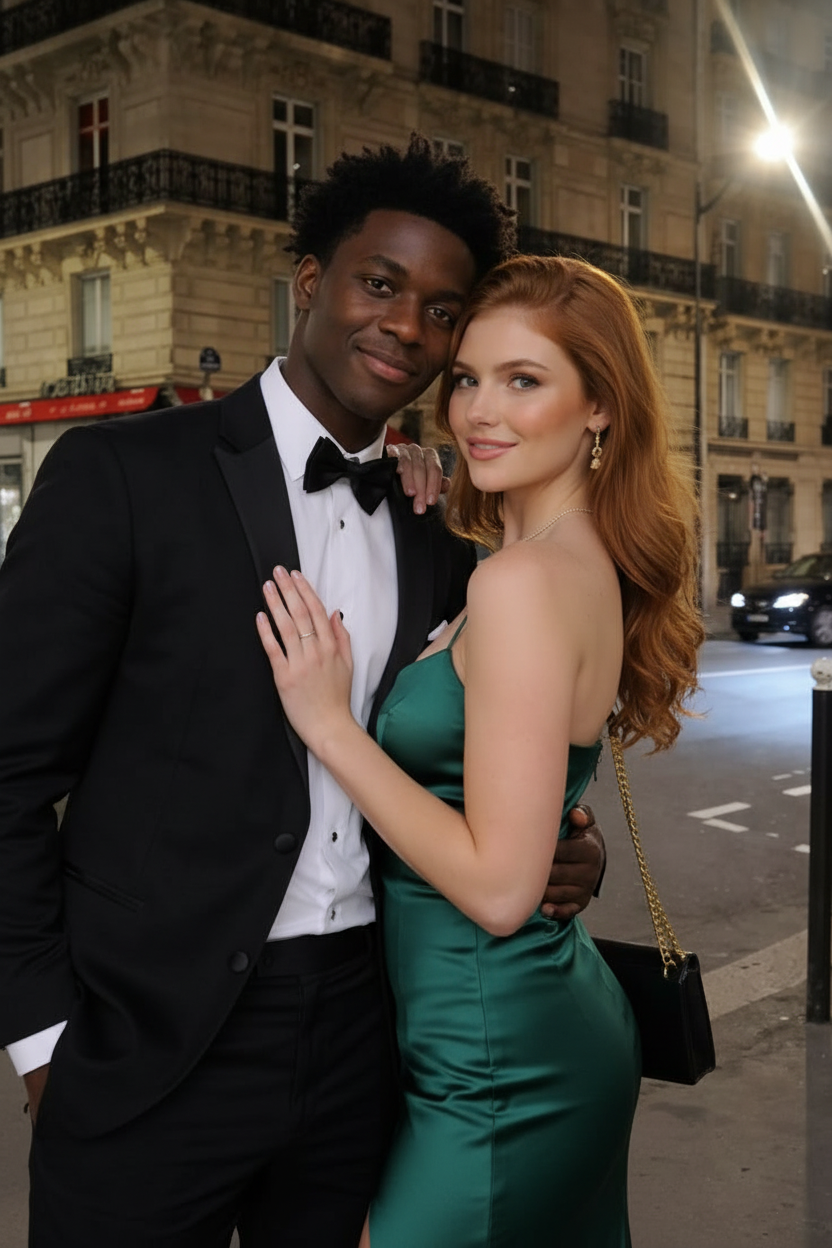 Embrace on street pose idea