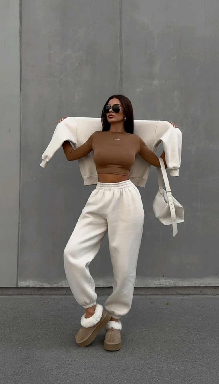 Holding jacket up pose idea