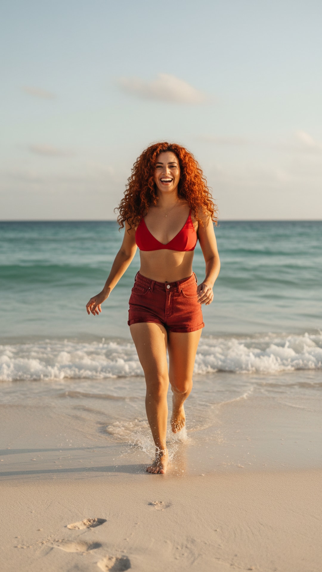 Running out of water pose idea