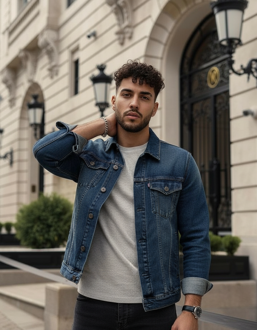 Hand on neck pose idea