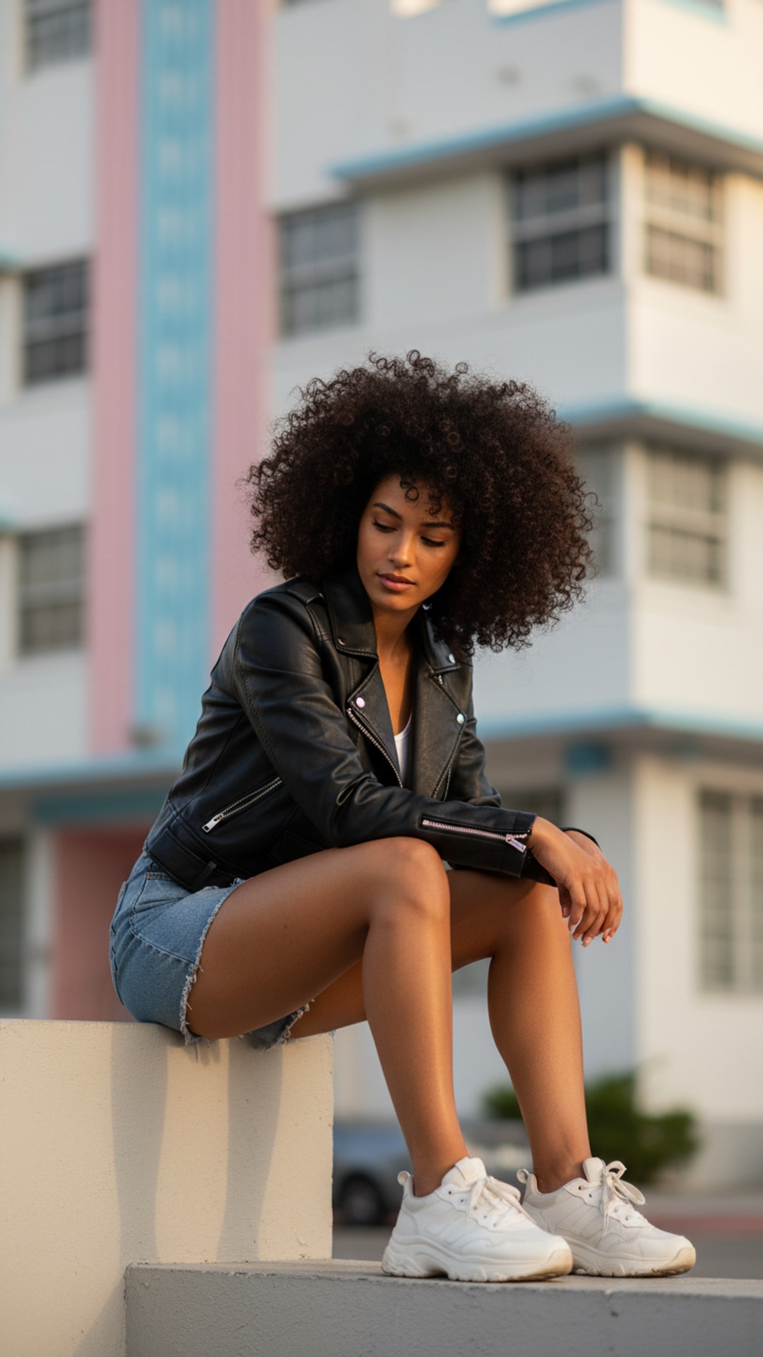 Leaning forward knees pose idea