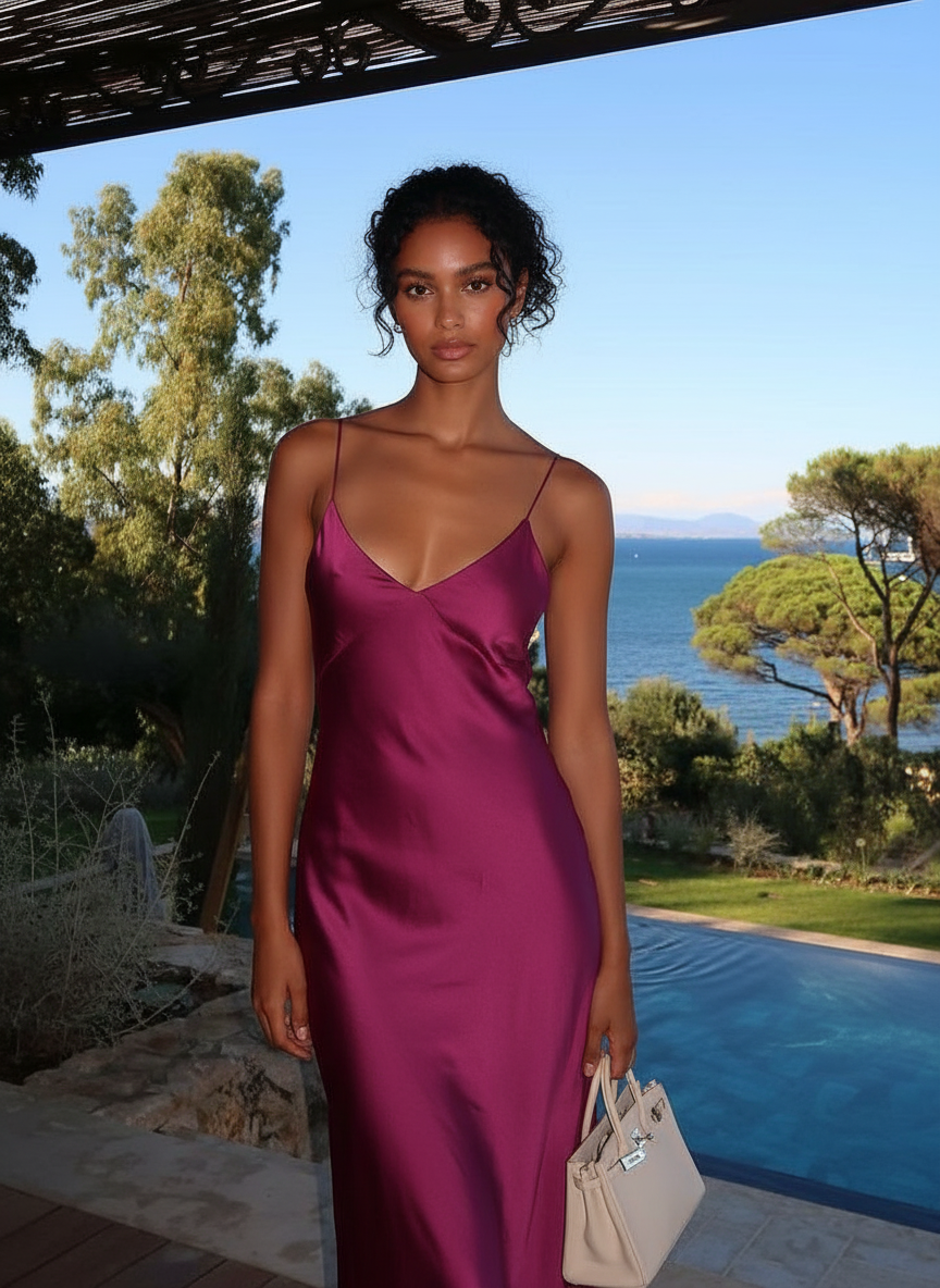 Standing in garden look pose idea