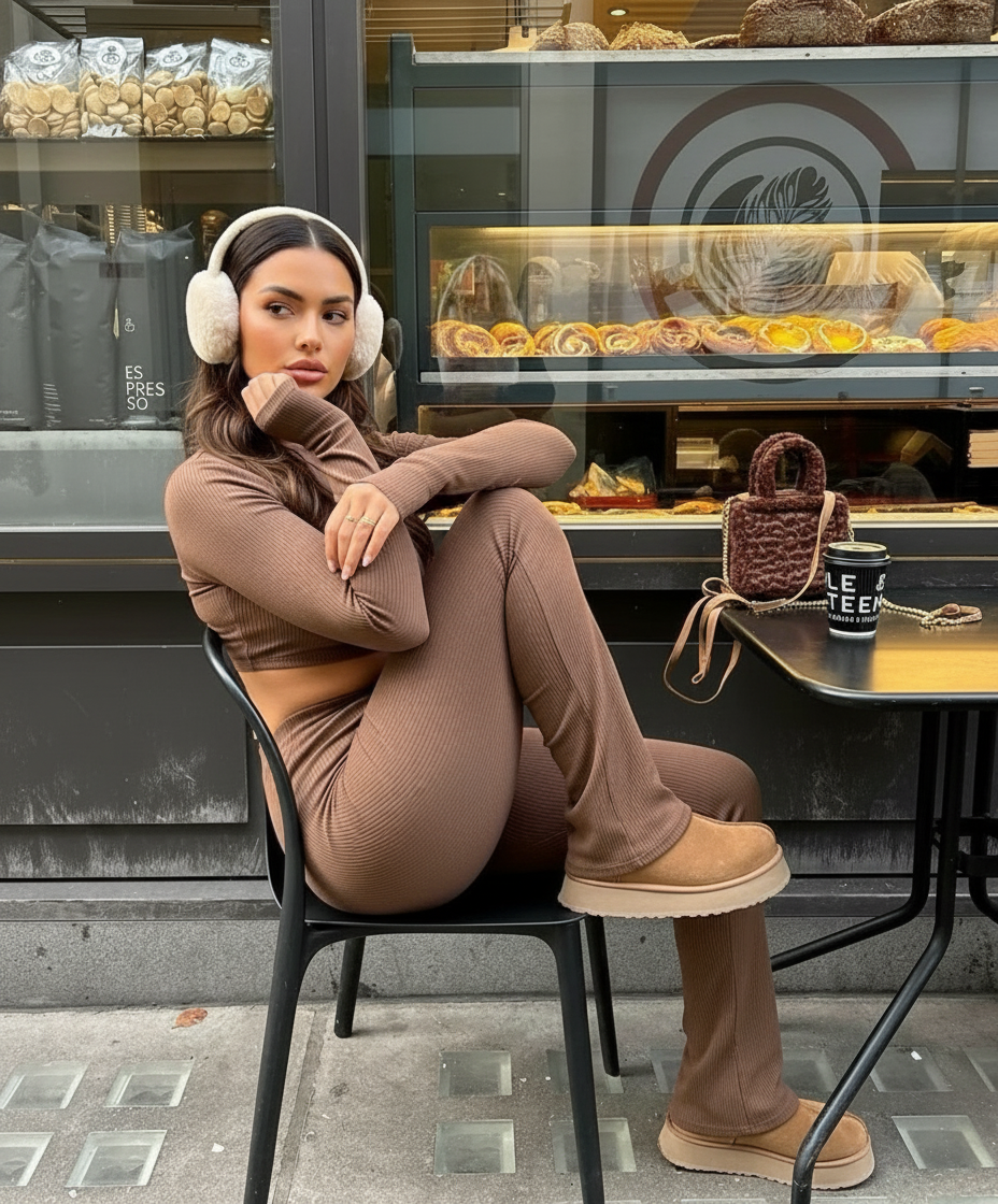 Sitting with legs crossed pose idea