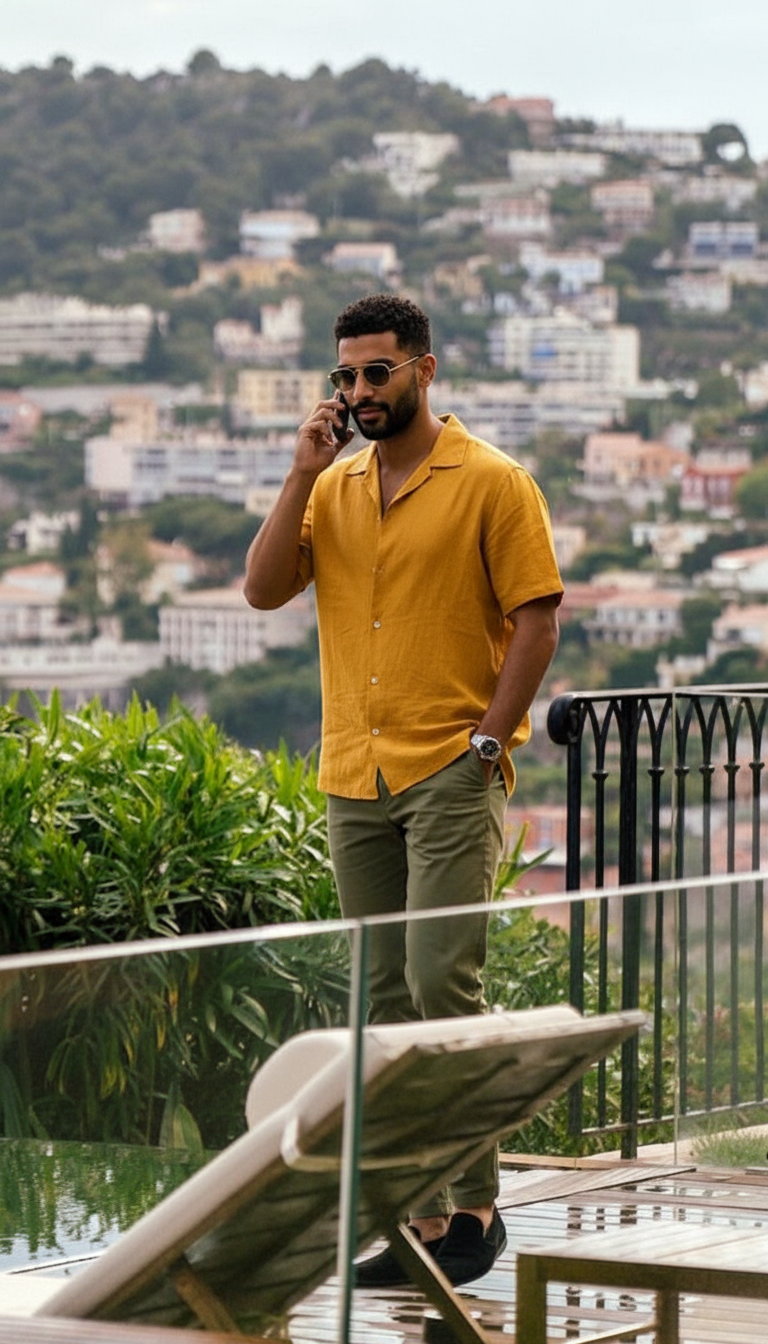 Talking on phone pose idea