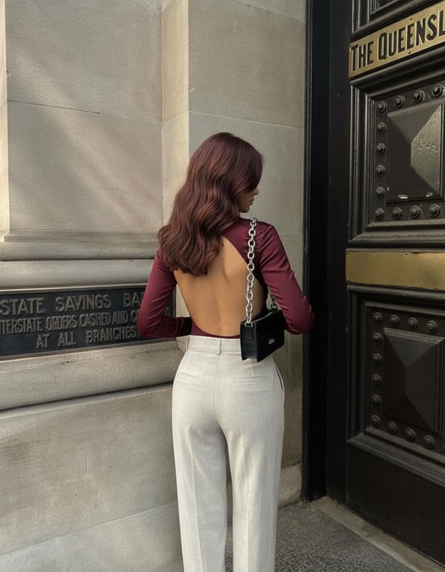 Back to door pose idea
