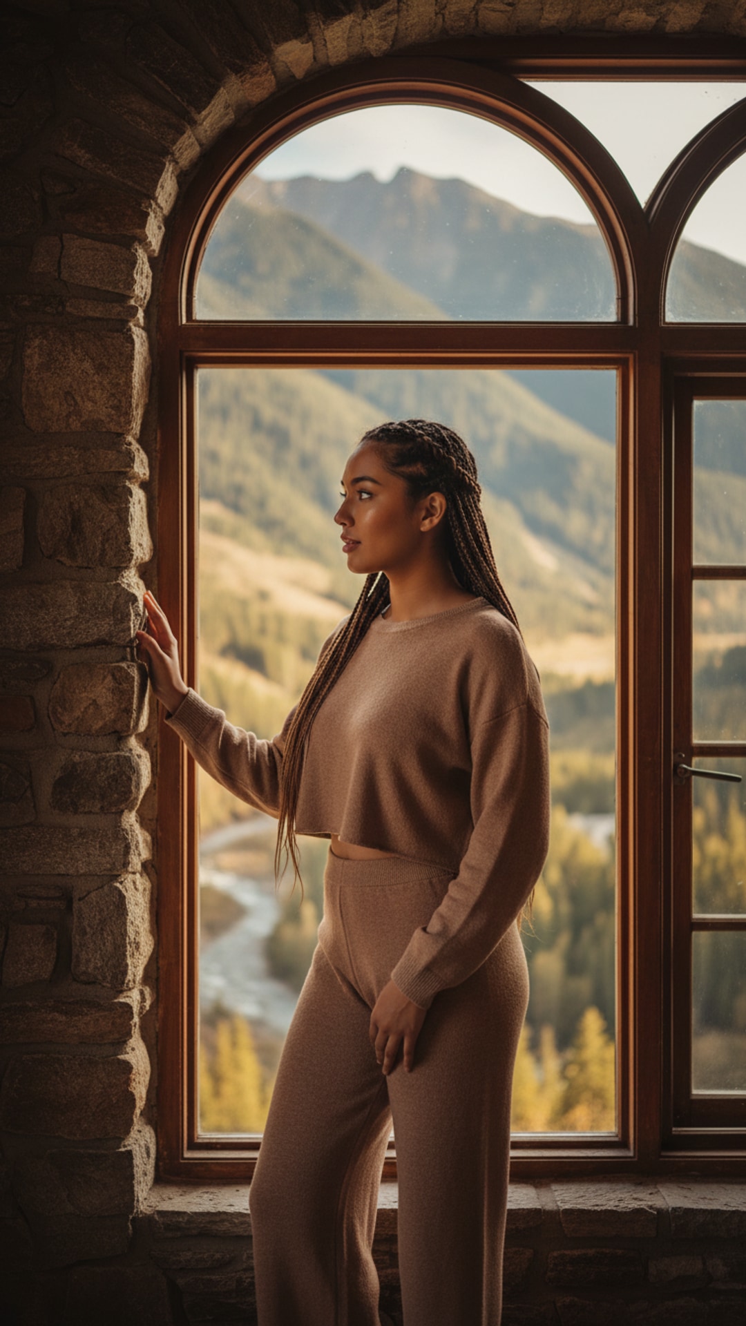Looking out window pose idea